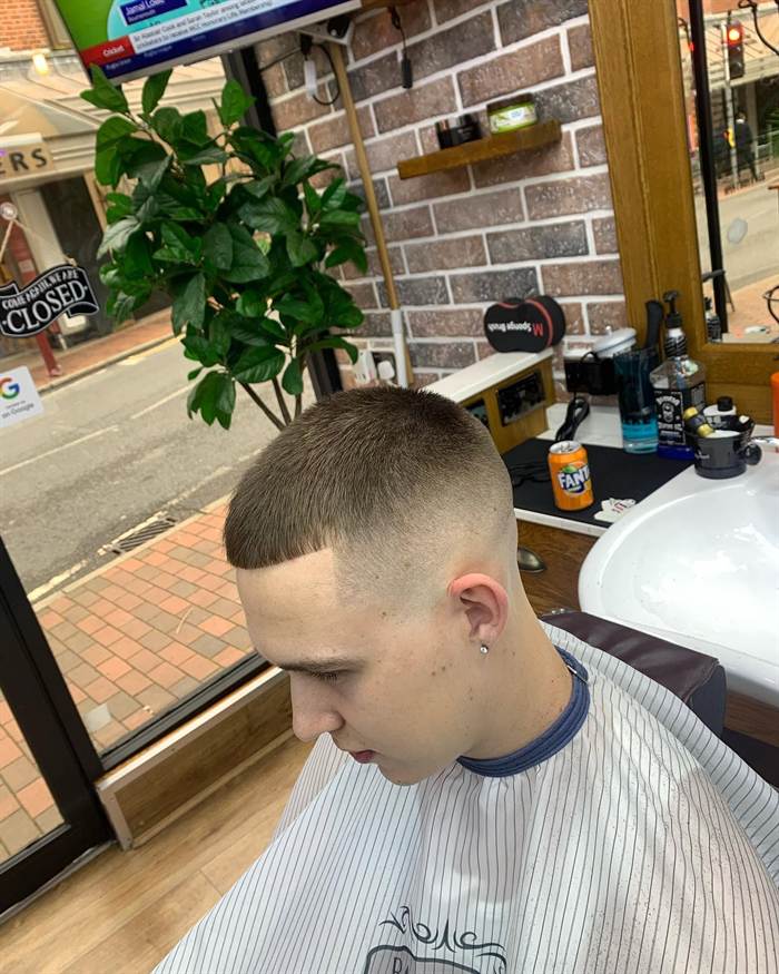 Buzz cut at Royal Barbers Tunbridge Wells
