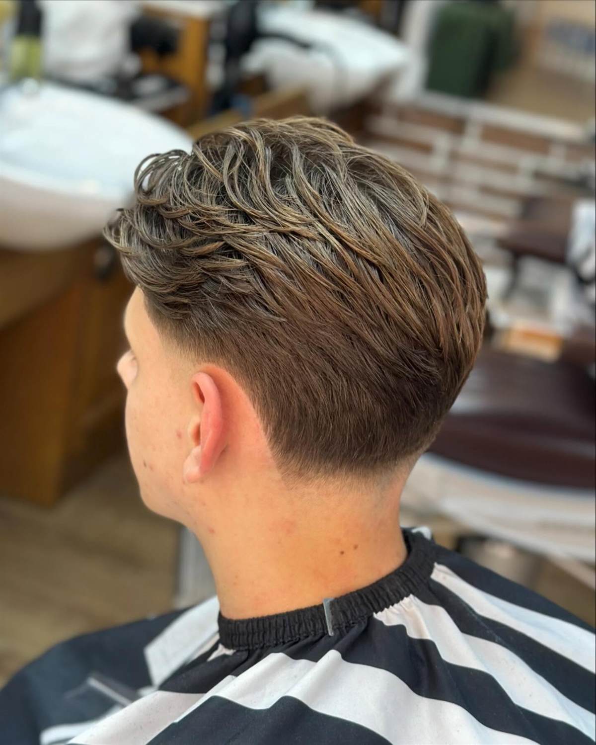 Skin fade haircut at Royal Barbers Tunbridge Wells