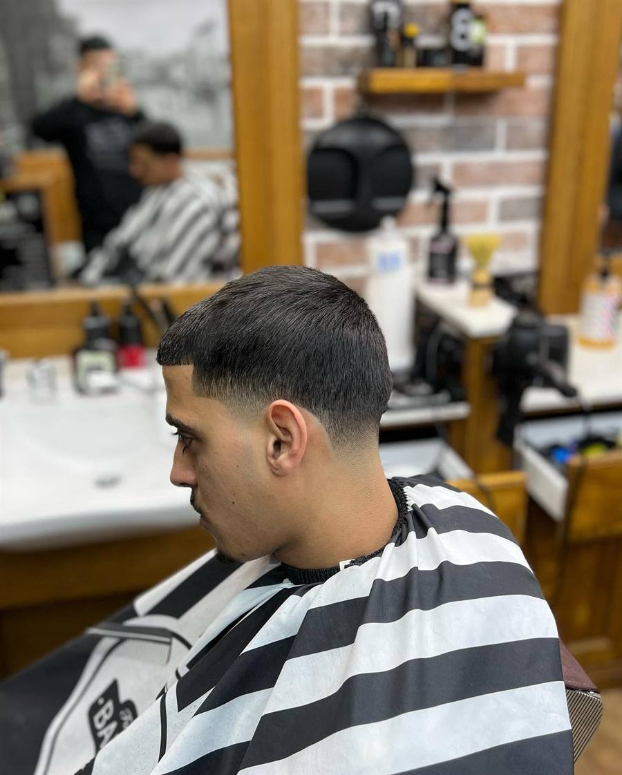 Sharp haircut and line up at Royal Barbers Tunbridge Wells