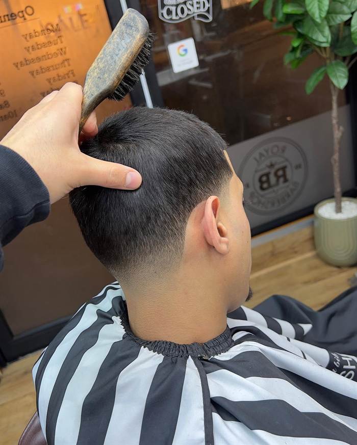 Beard trim and haircut at Royal Barbers Tunbridge Wells